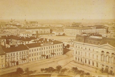 Plac Saski Konrad Brandel 1870 photo