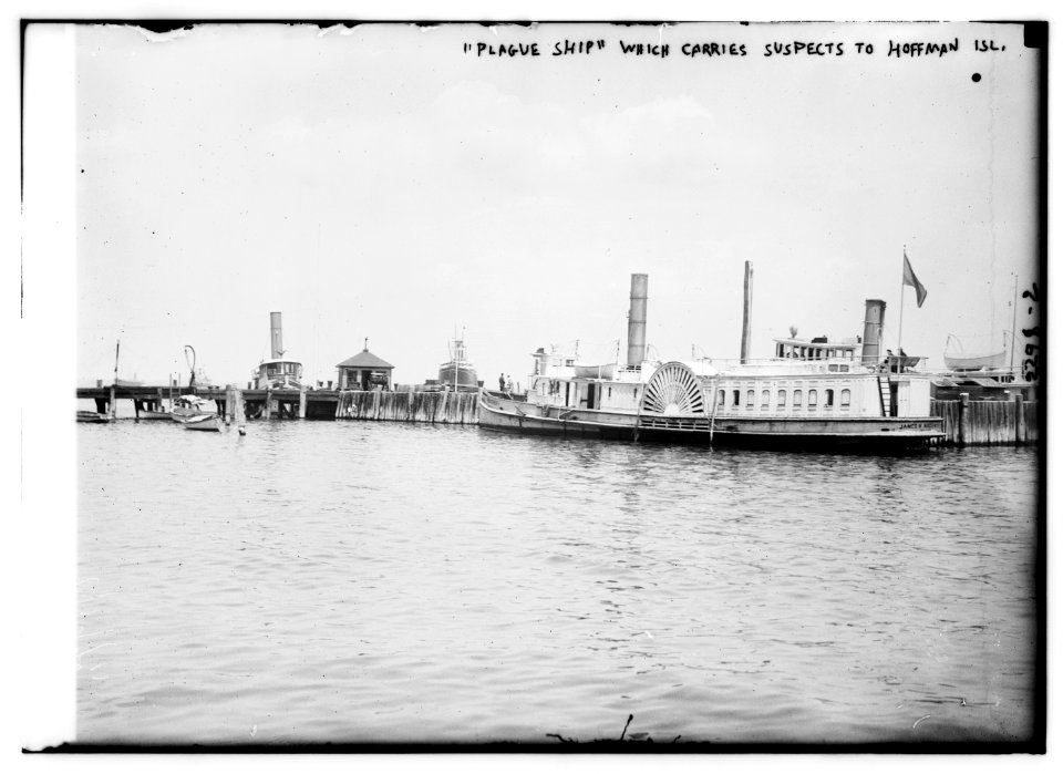 Plague Ship, which carries suspects to Hoffman Isl. LCCN2014689772