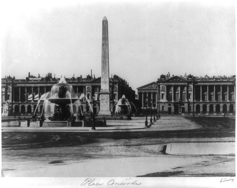 Place de la Concorde, Paris, France) - E. Baldus LCCN94504002