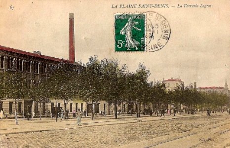 Plaine Saint Denis Verrerie Legros