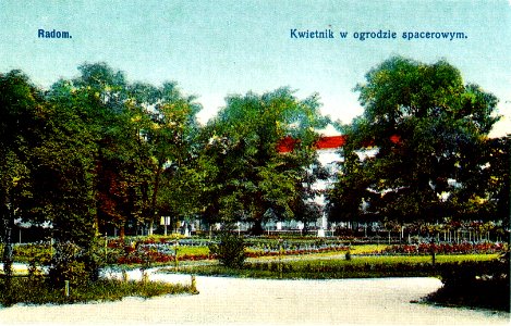 Radom Ogród Saski (Park Kościuszki) 1900