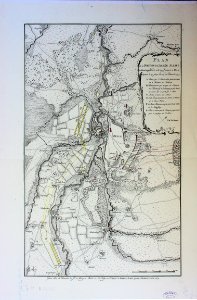 Plan de Postitione del arme allier a 24. dez 1757 9106