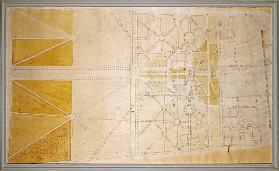 Plan du parc du château de La Motte-Tilly (pcc86 0001)