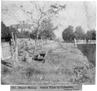 Placer Mining - Street view in Columbia, Tuolumne County LCCN2002717176