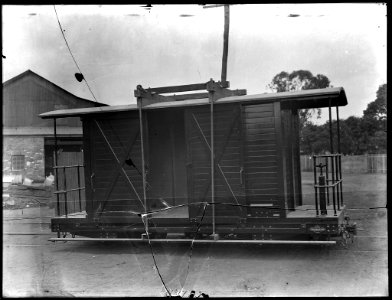 Railway guards van from The Powerhouse Museum