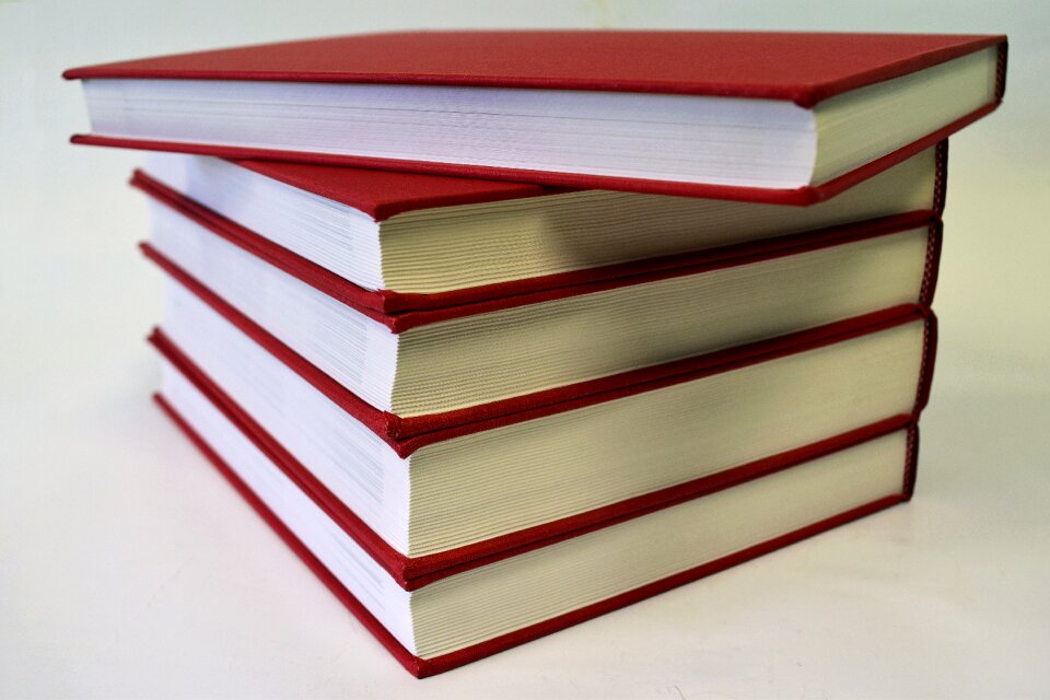 Literature stack stacked