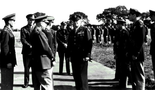 RAF Bury St Edmunds - General Arnold Visit