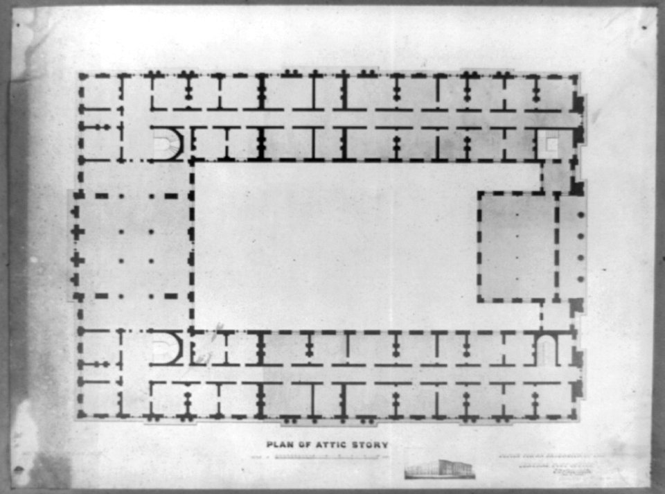 Plan of attic story LCCN2002718276