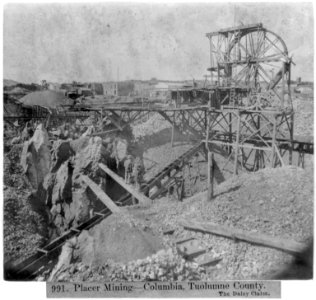 Placer Mining- Columbia, Tuolomne County - The Daley Claim LCCN2002721674