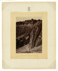 Rain sculpture, Salt Creek Cañon, Utah - W. Bell, phot. LCCN2007684807