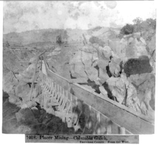 Placer Mining-Columbia Gulch, Tuolumne County - From the West LCCN2002717192
