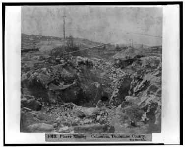 Placer Mining-Columbia, Tuolumne County - The Derrick LCCN2002722220