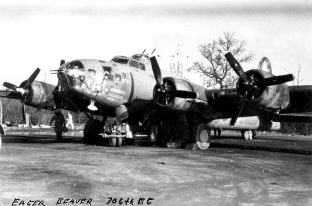 RAF Thurleigh - 306th Bombardment Group - B-17 Flying Fortress Eager Beaver