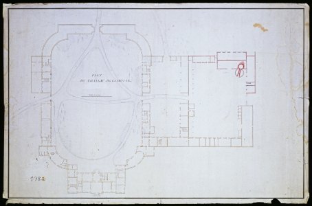 Plan du château de La Motte (phbd05 0146)