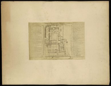 Plan du convent St-Augustin de Tolose. - FRAC31555 26Fi149