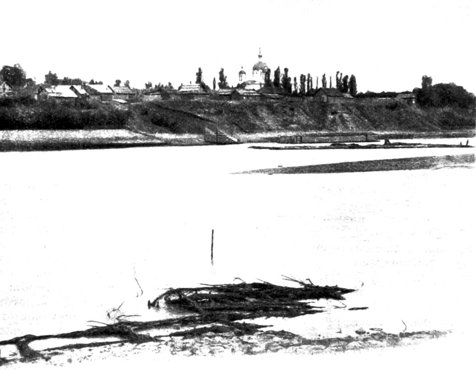 Rahačoŭ, Dniapro. Рагачоў, Дняпро (M. Astankovič, 1905)