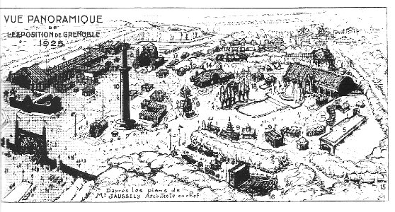 Plan exposition houille blanche - Grenoble