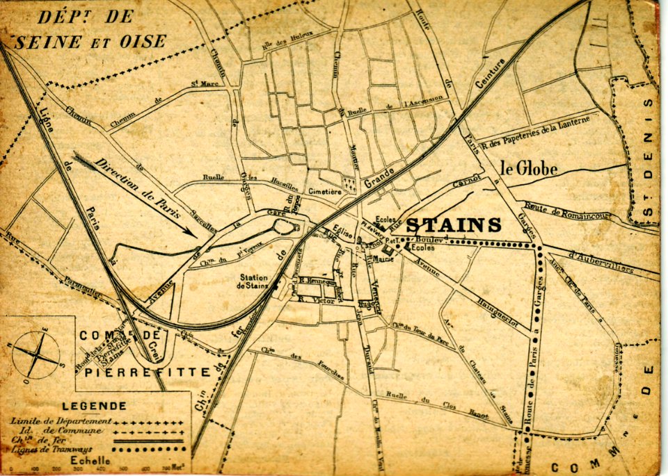 Plan livreur STAINS