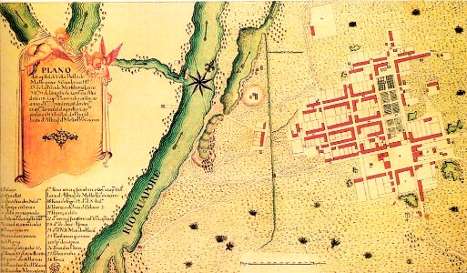 Plano da capital de Vila Bela do Mato Grosso