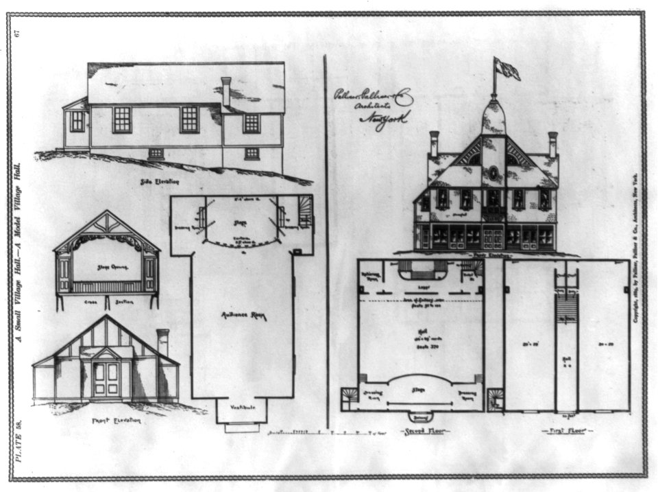 Plans for exteriors and interiors LCCN2002699817