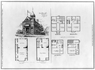 Plans for exteriors and interiors LCCN2002699819