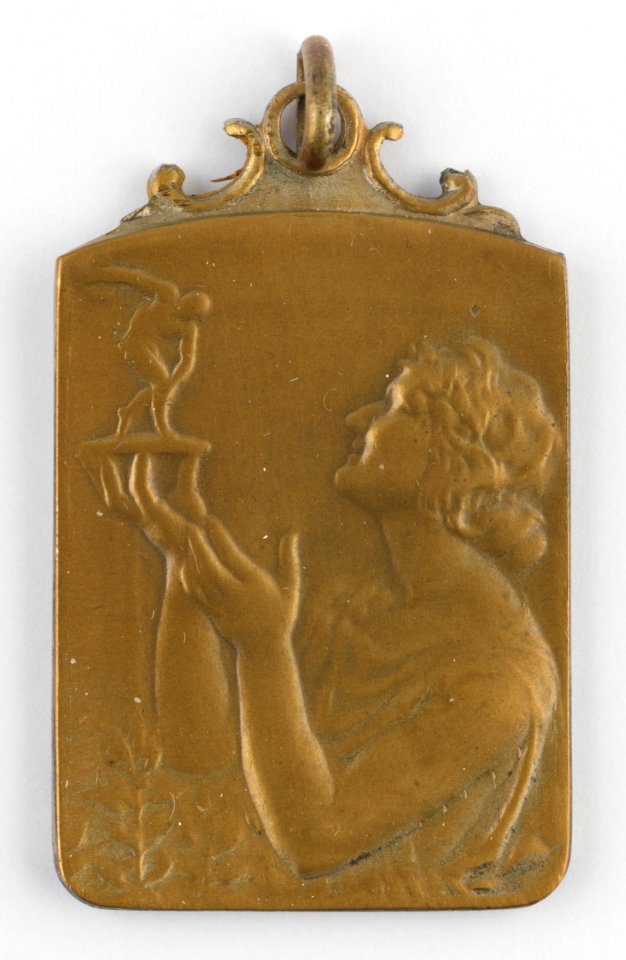 Rallye Automobile Militaire, medal by Pierre Theunis, Belgium, 1933, Coins and Medals Department of the Royal Library of Belgium, 2N91 - 25 (recto)