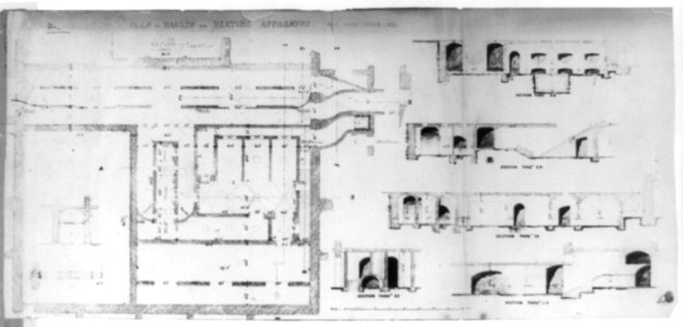 Plan of vaults for heating apparatus LCCN2002718064