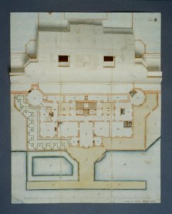 Plan över sjögård på Skoklosters slott - Skoklosters slott - 48020