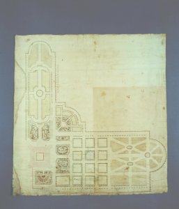 Plan över trädgårdsanläggningen på Skoklosters slott - Skoklosters slott - 56573