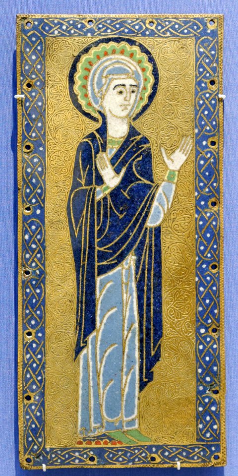Plaque with the Virgin BM 1850.7-22.5