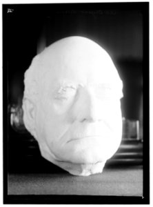 PLASTER CAST OF FACE OF BRYAN, WILLIAM JENNINGS. REP. FROM NEBRASKA, 1891-1895; SECRETARY OF STATE, 1913-1915 LCCN2016866490