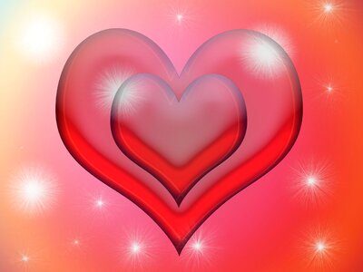 Shape romantic illustration