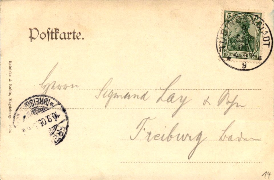 Platanenallee (AK Reinicke & Rubin MD 1904) R