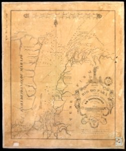 Plano do Rio Pará, elaborado por Joze Fernandes Portugal em 1803.