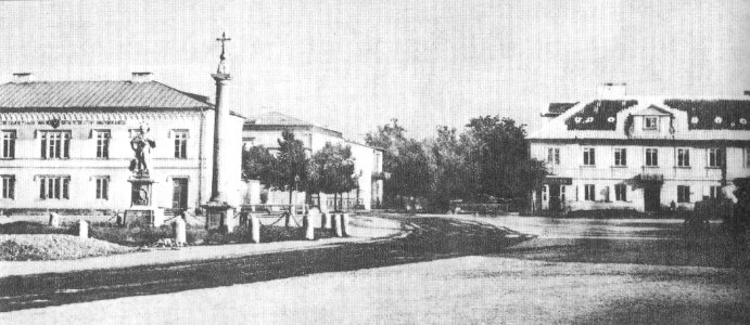 Plac Trzech Krzyży Karol Beyer ok. 1865 photo