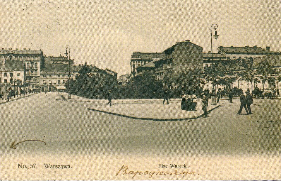 Plac Warecki w Warszawie 1908