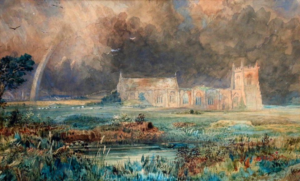 Rainbow over the Shrewsbury Battlefield - 1850
