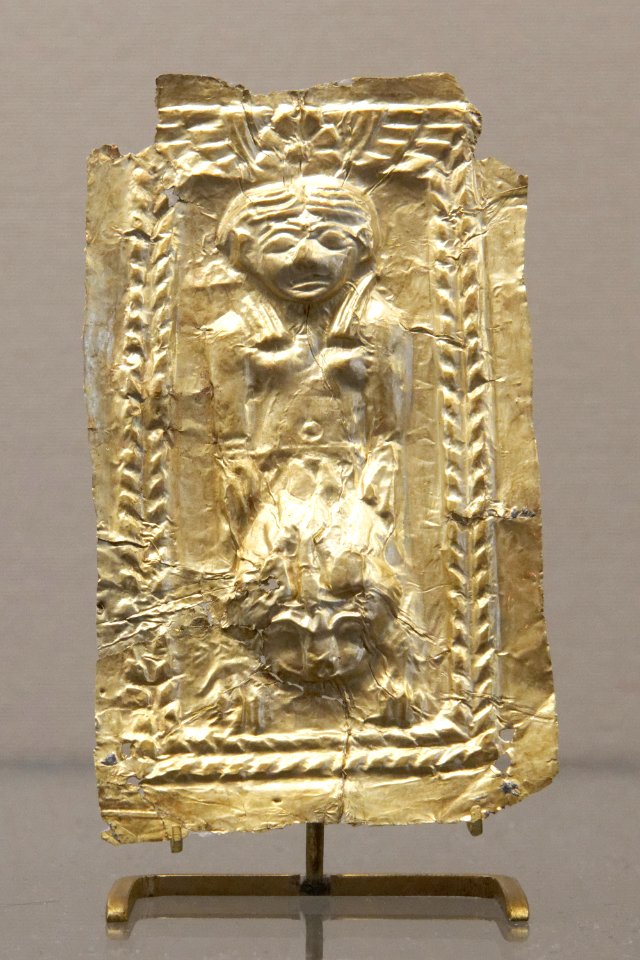 Plaque goddess with lion Louvre AM941