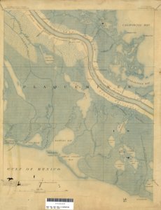 Plaquemines Parish Louisiana Map 1891 Empire Quarantine photo