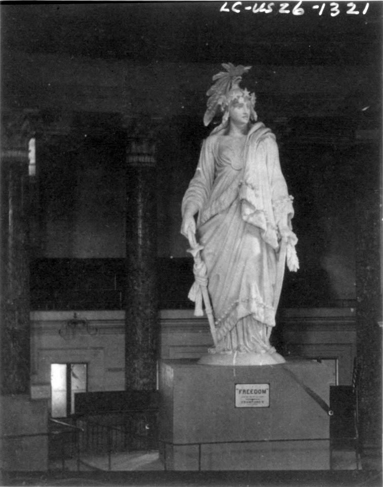 Plaster model statue freedom 3a01223u