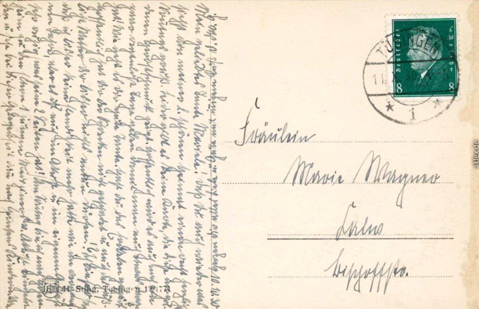 Platanenallee (AK 12.1771 H Sting 1929) R