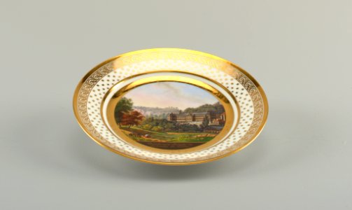 Plate Depicting Sèvres Porcelain Factory (France), 1822 (CH 18340339)