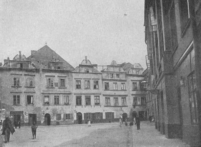 Placyk Kanonie w Warszawie przed 1939
