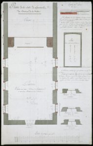 Plan de la salle de spectacles du château de La Motte (phbd05 0139)