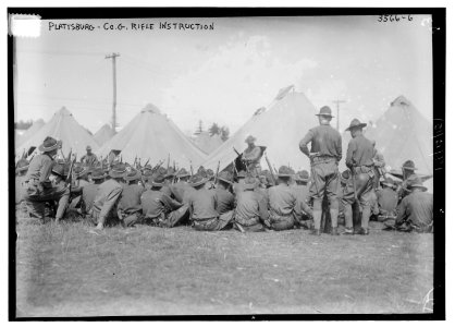 Plattsburg - Co. G. Rifle Instruction LCCN2014699622