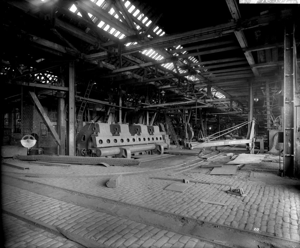 Platers' Machine Shed at John Brown and Co Ltd, Clydebank, 1901 RMG G10565