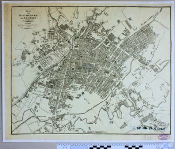 Plan von Manchster und Saalfort 1809 9110