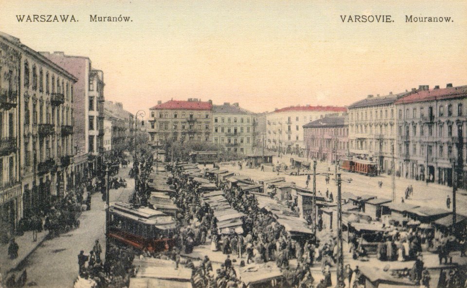 Plac Muranowski w Warszawie 1910