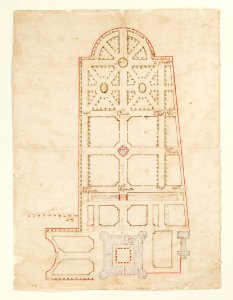 Plan över slottet, stenhuset och parken, Skoklosters slott - Skoklosters slott - 98137