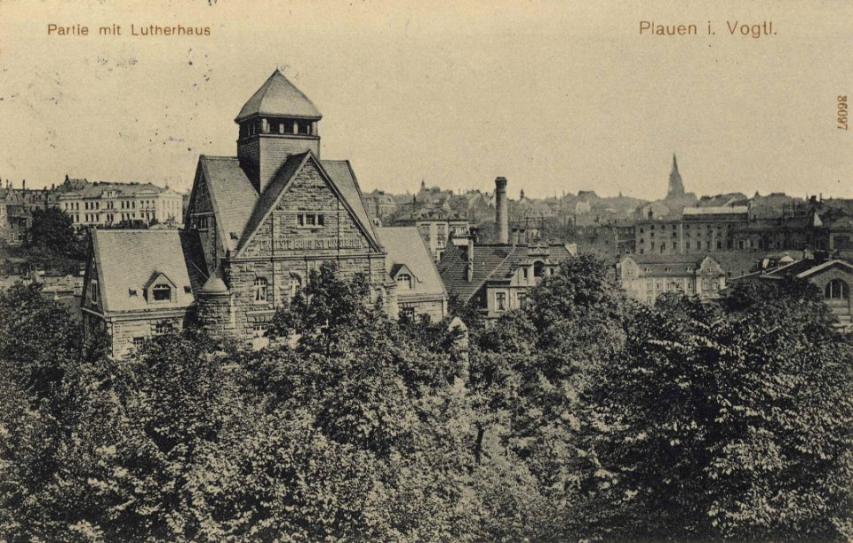 Plauen (Vgtl.), Sachsen - Lutherhaus (Zeno Ansichtskarten)
